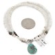 Certified Authentic Navajo .925 Sterling Silver White Howlite Native American Necklace 25232-2 Certified Authentic Navajo .925 Sterling Silver White Howlite Native American Necklace 25232-2