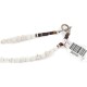 Certified Authentic Navajo .925 Sterling Silver White Howlite Native American Necklace 25232-2
