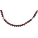 Certified Authentic Navajo .925 Sterling Silver Natural Red Jasper Chain Native American Necklace 15771-19