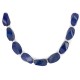 Certified Authentic .925 Sterling Silver Navajo Natural Lapis Lazuli Native American Necklace 25286-4