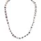 Certified Authentic .925 Sterling Silver White Howlite Amethyst Native American Necklace 15349-14