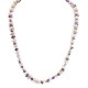 Certified Authentic .925 Sterling Silver White Howlite Amethyst Native American Necklace 15349-14