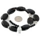 Certified Authentic Navajo .925 Sterling Silver Natural Black Onyx Native American Necklace 25287-2 Certified Authentic Navajo .925 Sterling Silver Natural Black Onyx Native American Necklace 25287-2