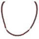 Certified Authentic Navajo .925 Sterling Silver Natural Red Jasper Chain Native American Necklace 15771-19