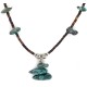 Certified Authentic Navajo .925 Sterling Silver Natural Spiderweb Turquoise Heishi Native American Necklace 15205-2 Certified Authentic Navajo .925 Sterling Silver Natural Spiderweb Turquoise Heishi Native American Necklace 15205-2