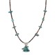 Certified Authentic Navajo .925 Sterling Silver Natural Spiderweb Turquoise Heishi Native American Necklace 15205-2 Certified Authentic Navajo .925 Sterling Silver Natural Spiderweb Turquoise Heishi Native American Necklace 15205-2