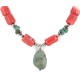 Certified Authentic Navajo .925 Sterling Silver Natural Turquoise Coral Native American Necklace 750100-16 Certified Authentic Navajo .925 Sterling Silver Natural Turquoise Coral Native American Necklace 750100-16