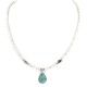 Certified Authentic Navajo .925 Sterling Silver White Howlite Native American Necklace 25232-2 Certified Authentic Navajo .925 Sterling Silver White Howlite Native American Necklace 25232-2