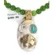 12kt Gold Filled .925 Sterling Silver Handmade Buffalo Certified Authentic Navajo Natural Spiderweb Turquoise Native American Necklace 24460-16026-5 12kt Gold Filled .925 Sterling Silver Handmade Buffalo Certified Authentic Navajo Natural Spiderweb Turquoise Native American Necklace 24460-16026-5