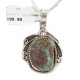 Certified Authentic .925 Sterling Silver Handmade Navajo Natural Turquoise Native American Necklace 12816-4