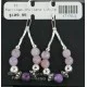 Certified Authentic Navajo .925 Sterling Silver Hooks Natural Pink Quartz and Sugilite Native American Earrings 390725007989 Certified Authentic Navajo .925 Sterling Silver Hooks Natural Pink Quartz and Sugilite Native American Earrings 390725007989