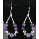 Certified Authentic Navajo .925 Sterling Silver Hooks Natural Sugilite Native American Earrings 370962554849 Certified Authentic Navajo .925 Sterling Silver Hooks Natural Sugilite Native American Earrings 370962554849