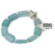 Certified Authentic Navajo Natural Blue Quartz Native American Bracelet 12921-2 Certified Authentic Navajo Natural Blue Quartz Native American Bracelet 12921-2
