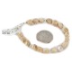 Navajo Nickel Natural Agate Bracelet 12920-4 Navajo Nickel Natural Agate Bracelet 12920-4