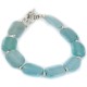 Certified Authentic Navajo Natural Blue Quartz Native American Bracelet 12921-2 Certified Authentic Navajo Natural Blue Quartz Native American Bracelet 12921-2