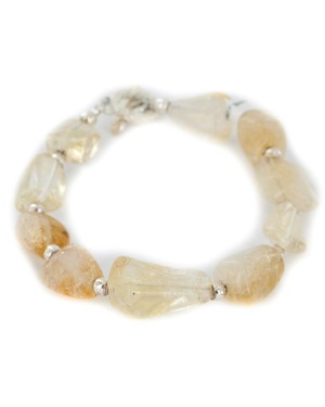 Certified Authentic Navajo Natural Quartz Native American Bracelet 12921-6 Certified Authentic Navajo Natural Quartz Native American Bracelet 12921-6