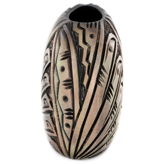 Handmade Certified Authentic Navajo Holbrook Native American Pottery 102493-4 Handmade Certified Authentic Navajo Holbrook Native American Pottery 102493-4