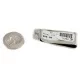 Handmade Certified Authentic Navajo Nickel and .925 Sterling Silver Natural Jasper Native American Money Clip 11250-51 Handmade Certified Authentic Navajo Nickel and .925 Sterling Silver Natural Jasper Native American Money Clip 11250-51