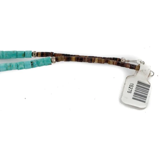 Handmade Navajo Sterling Silver Natural Turquoise Necklace NB151217234234 Handmade Navajo Sterling Silver Natural Turquoise Necklace NB151217234234