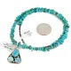 .925 Sterling Silver Navajo Certified Authentic Turquoise Native American Necklace 15215-1577 .925 Sterling Silver Navajo Certified Authentic Turquoise Native American Necklace 15215-1577