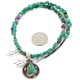 .925 Sterling Silver Navajo Certified Authentic Turquoise Quartz Native American Necklace 14545-15-790102