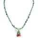 .925 Sterling Silver Certified Authentic Navajo Natural Turquoise Spiny Oyster Black Onyx Native American Necklace 15018-5-15781 .925 Sterling Silver Certified Authentic Navajo Natural Turquoise Spiny Oyster Black Onyx Native American Necklace 15018-5-15781