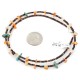 Certified Authentic Navajo .925 Sterling Silver Natural Turquoise Carnelian Native American Necklace Chain 750191 Certified Authentic Navajo .925 Sterling Silver Natural Turquoise Carnelian Native American Necklace Chain 750191