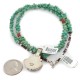 .925 Sterling Silver Certified Authentic Navajo Natural Turquoise Coral Native American Necklace 15040-23-790102 .925 Sterling Silver Certified Authentic Navajo Natural Turquoise Coral Native American Necklace 15040-23-790102
