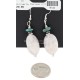 Certified Authentic .925 Stering Silver Hooks Navajo Natural Turquoise Pink Quartz Hematite Dangle Native American Earrings 18124 All Products NB151216225624 18124 (by LomaSiiva)