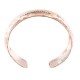 Handmade Hammered Certified Authentic Navajo Pure Copper Native American Bracelet 12942-1