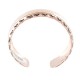 Handmade Certified Authentic Hammered Navajo Pure Copper Native American Bracelet 12941