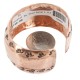 Handmade Certified Authentic Navajo Horse Hammered Pure Copper Native American Bracelet 12940