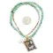 12kt Gold Filled .925 Sterling Silver Storyteller Handmade Certified Authentic Navajo Turquoise Lapis Native American Necklace 14456-5 12kt Gold Filled .925 Sterling Silver Storyteller Handmade Certified Authentic Navajo Turquoise Lapis Native American Necklace 14456-5