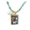 12kt Gold Filled .925 Sterling Silver Storyteller Handmade Certified Authentic Navajo Turquoise Lapis Native American Necklace 14456-5 12kt Gold Filled .925 Sterling Silver Storyteller Handmade Certified Authentic Navajo Turquoise Lapis Native American Necklace 14456-5