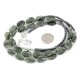 2 Strand Certified Authentic .925 Stering Silver Navajo Natural Green Agate Hematite Native American Necklace 17017