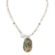 .925 Sterling Silver Navajo Certified Authentic White Howlite Native American Necklace 12926-4-25289 .925 Sterling Silver Navajo Certified Authentic White Howlite Native American Necklace 12926-4-25289