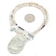 .925 Sterling Silver Navajo Certified Authentic White Howlite Native American Necklace 12926-4-25289 .925 Sterling Silver Navajo Certified Authentic White Howlite Native American Necklace 12926-4-25289