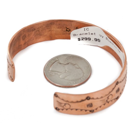 Handmade Certified Authentic Bear Navajo Pure .925 Sterling Silver and Copper Native American Bracelet 12762-21 Handmade Certified Authentic Bear Navajo Pure .925 Sterling Silver and Copper Native American Bracelet 12762-21