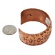 Handmade Certified Authentic Navajo Pure Copper Native American Bracelet 12777-71