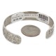Handmade Certified Authentic Navajo Nickel Natural Turquoise Native American Bracelet 12796-92 Handmade Certified Authentic Navajo Nickel Natural Turquoise Native American Bracelet 12796-92
