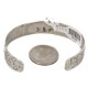 Handmade Certified Authentic Navajo Nickel Natural Turquoise Native American Bracelet 12796-92 Handmade Certified Authentic Navajo Nickel Natural Turquoise Native American Bracelet 12796-92