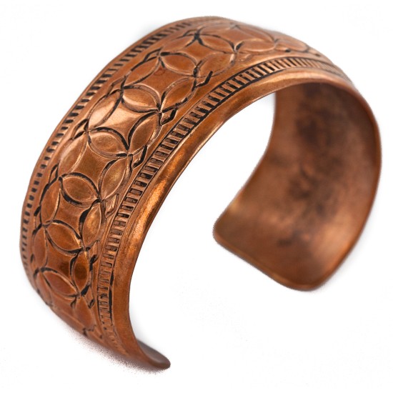 Navajo Handmade Certified Authentic Pure Copper Native American Bracelet 12595-31 Navajo Handmade Certified Authentic Pure Copper Native American Bracelet 12595-31