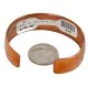 Navajo Handmade Certified Authentic Pure Copper Native American Bracelet 12485-29