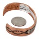 Handmade Navajo Pure Copper and .925 Sterling Silver Bracelet NB151220001247