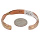 Handmade Certified Authentic Copper and Brass Navajo Feather Native American Bracelet 12824-9 Handmade Certified Authentic Copper and Brass Navajo Feather Native American Bracelet 12824-9