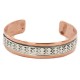Handmade Certified Authentic Navajo .925 Sterling Silver and Pure Copper Native American Bracelet 12703-181 Handmade Certified Authentic Navajo .925 Sterling Silver and Pure Copper Native American Bracelet 12703-181