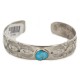 Handmade Certified Authentic Navajo Horned Lizard Nickel Natural Turquoise Native American Bracelet 12796-5 Handmade Certified Authentic Navajo Horned Lizard Nickel Natural Turquoise Native American Bracelet 12796-5