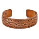 Navajo Handmade Certified Authentic Pure Copper Native American Bracelet 12485-29