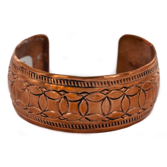 Navajo Handmade Certified Authentic Pure Copper Native American Bracelet 12595-31 Navajo Handmade Certified Authentic Pure Copper Native American Bracelet 12595-31
