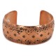 Navajo Handmade Certified Authentic Pure Copper Native American Bracelet 12777-43